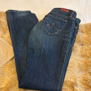 AG premiere skinny straight jeans never worn